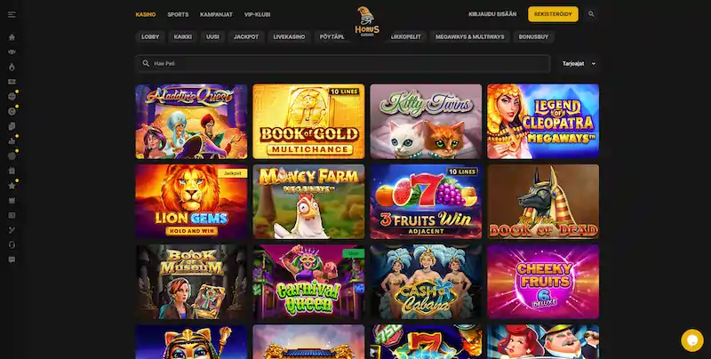 horus-casino-pelit