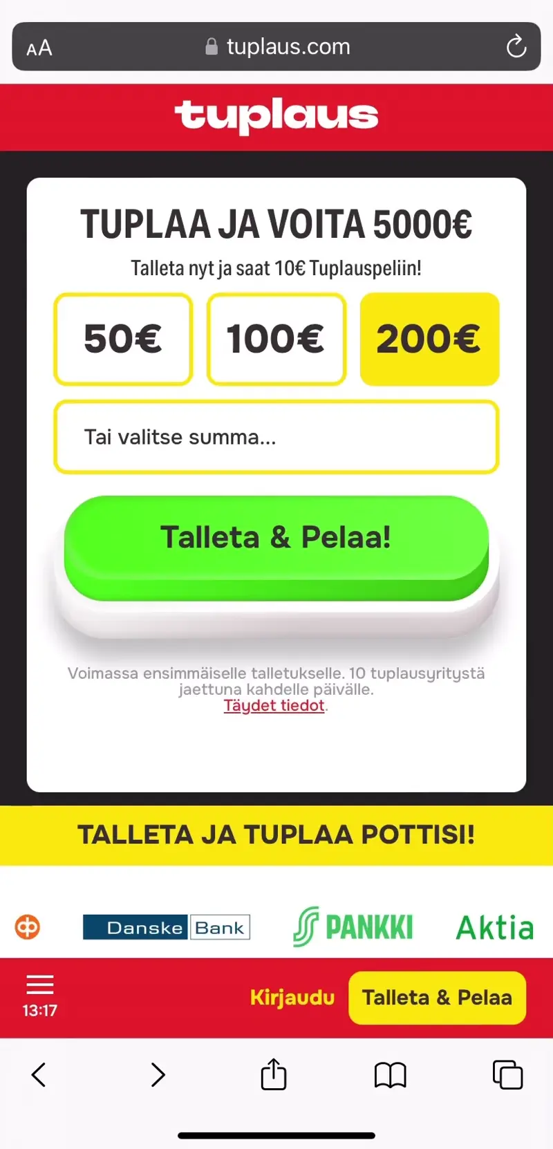 tuplaus-kasino-esittely