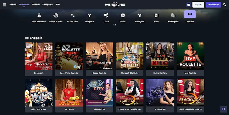 winsane-casino-livepelit