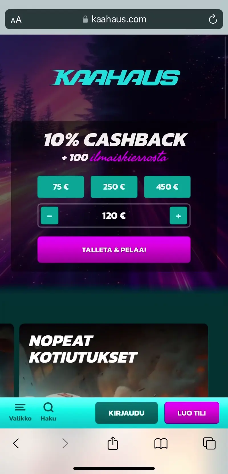 kaahaus-kasino-esittely