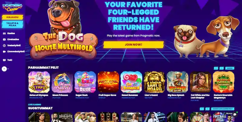 lightning-casino-etusivu