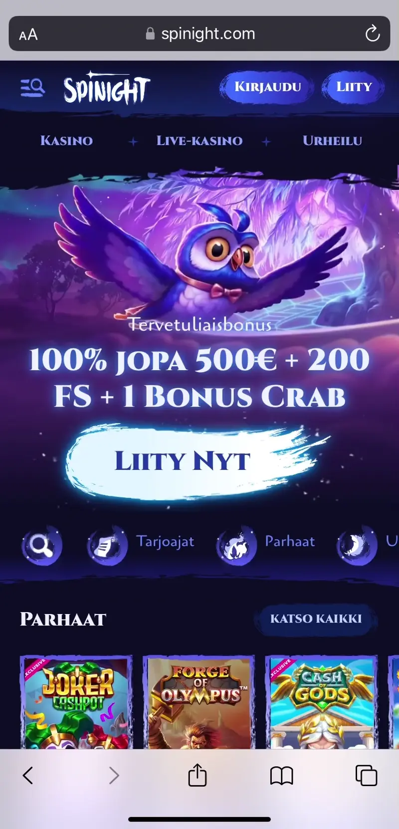 spinight-casino-esittely