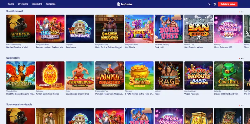budsino-pelit