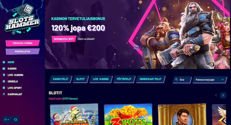 slotshammer-casino-etusivu