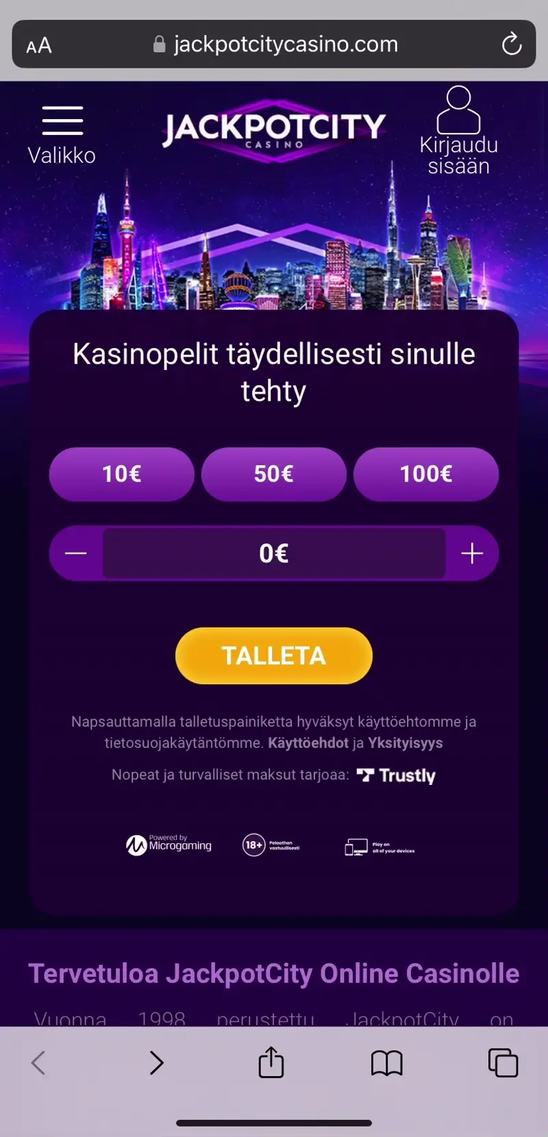 jackpotcity-casino-esittely