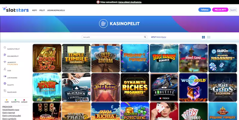 slotstars-pelit