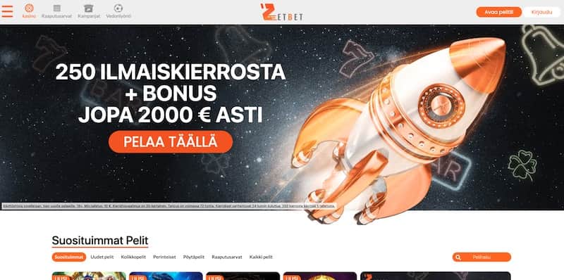 zetbet-etusivu