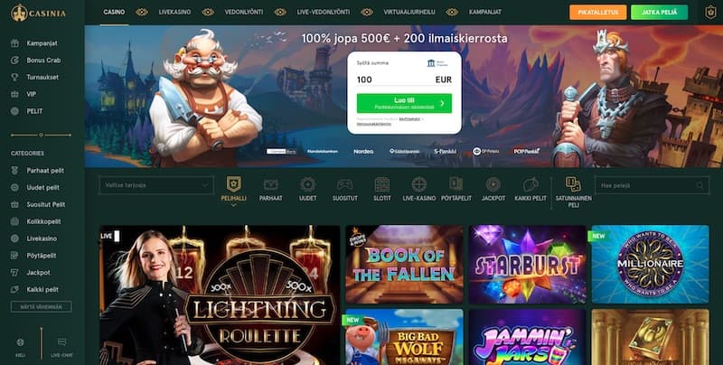 casinia-etusivu