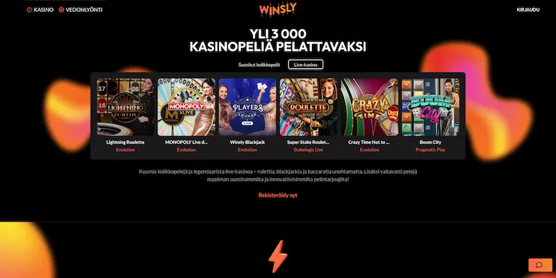 winsly-casino-livepelit
