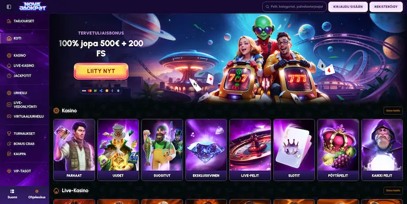 novajackpot-etusivu