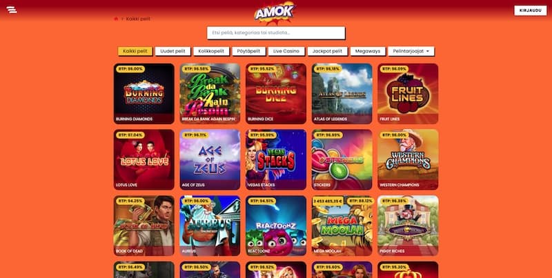 amokcasino-pelit