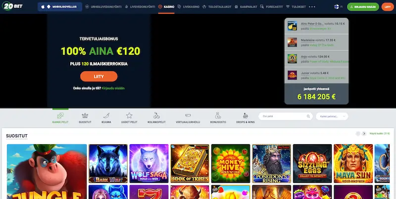 20bet-etusivu