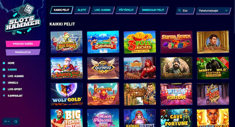 slotshammer-casino-pelit