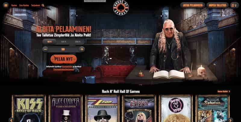 House-of-Spades-etusivu