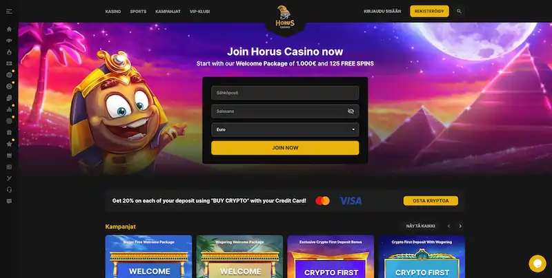 horus-casino-etusivu