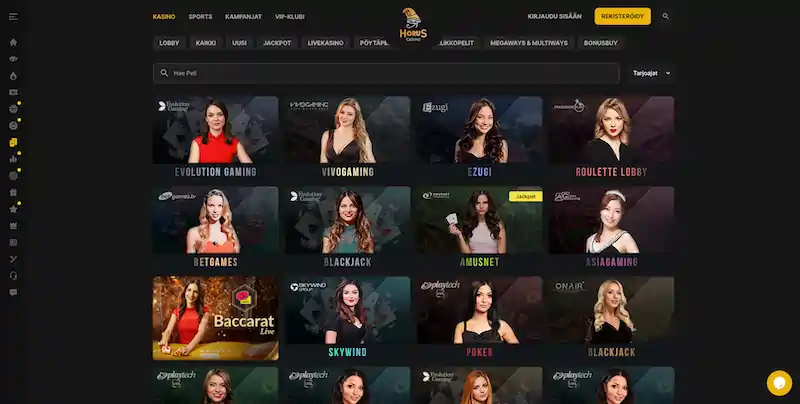 horus-casino-livepelit