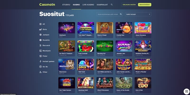 casinoin-slotit