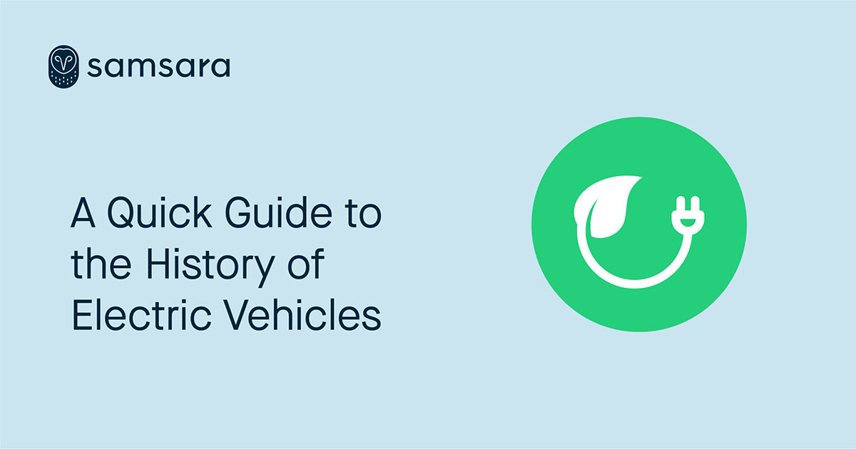 History of electric vehicles header image