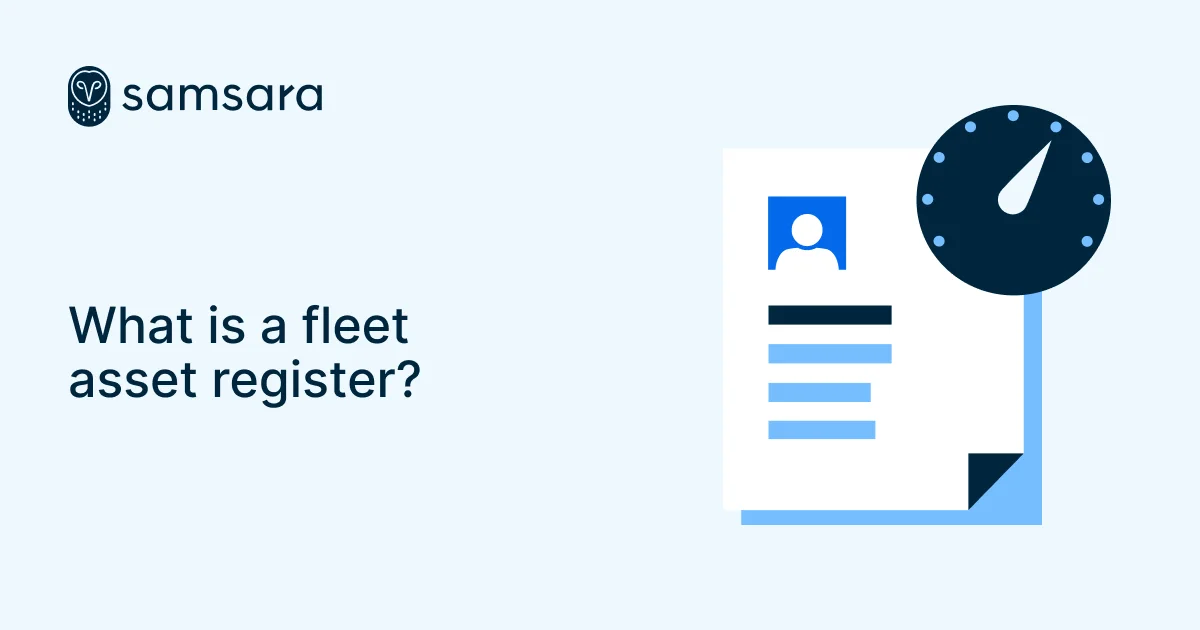 fleet asset register