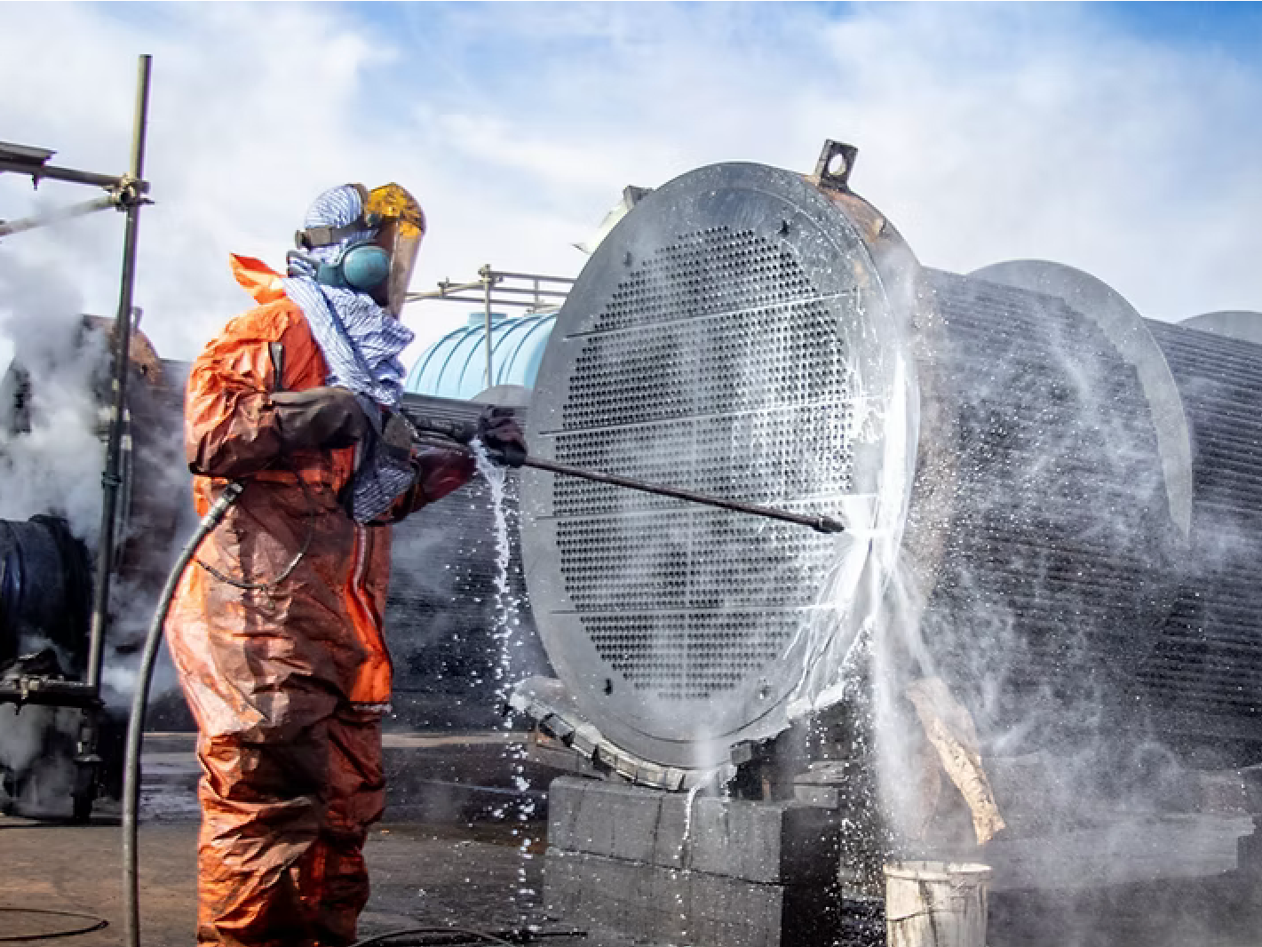 StreamTech Industrial field worker