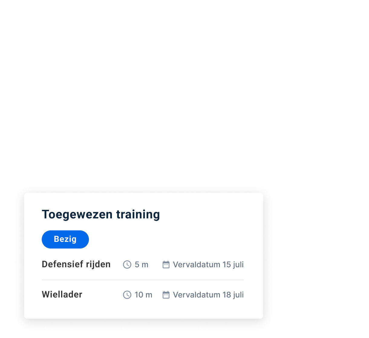 Overlay VOORDELEN VOOR CHAUFFEURS