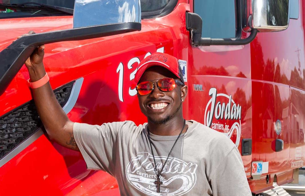 Man with truck