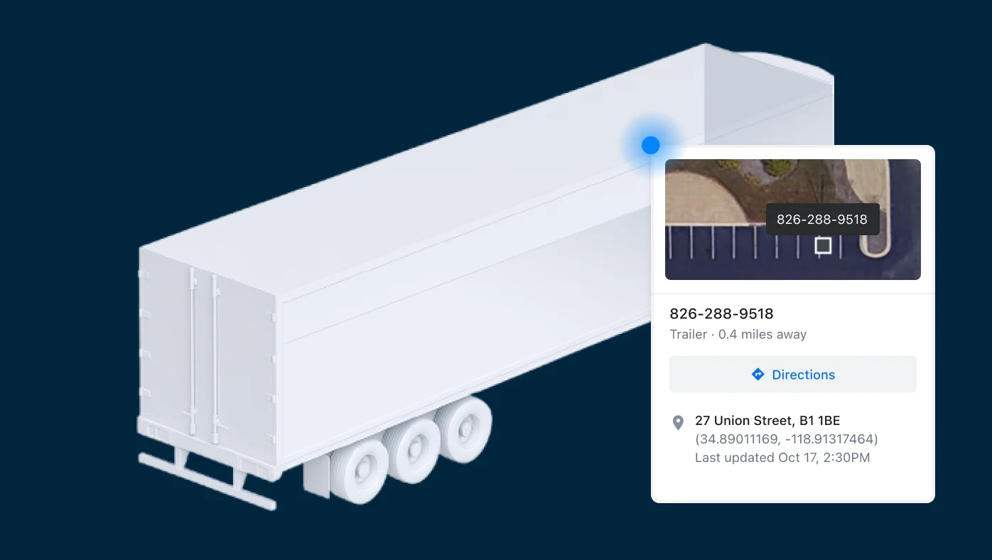 Samsara's asset search feature