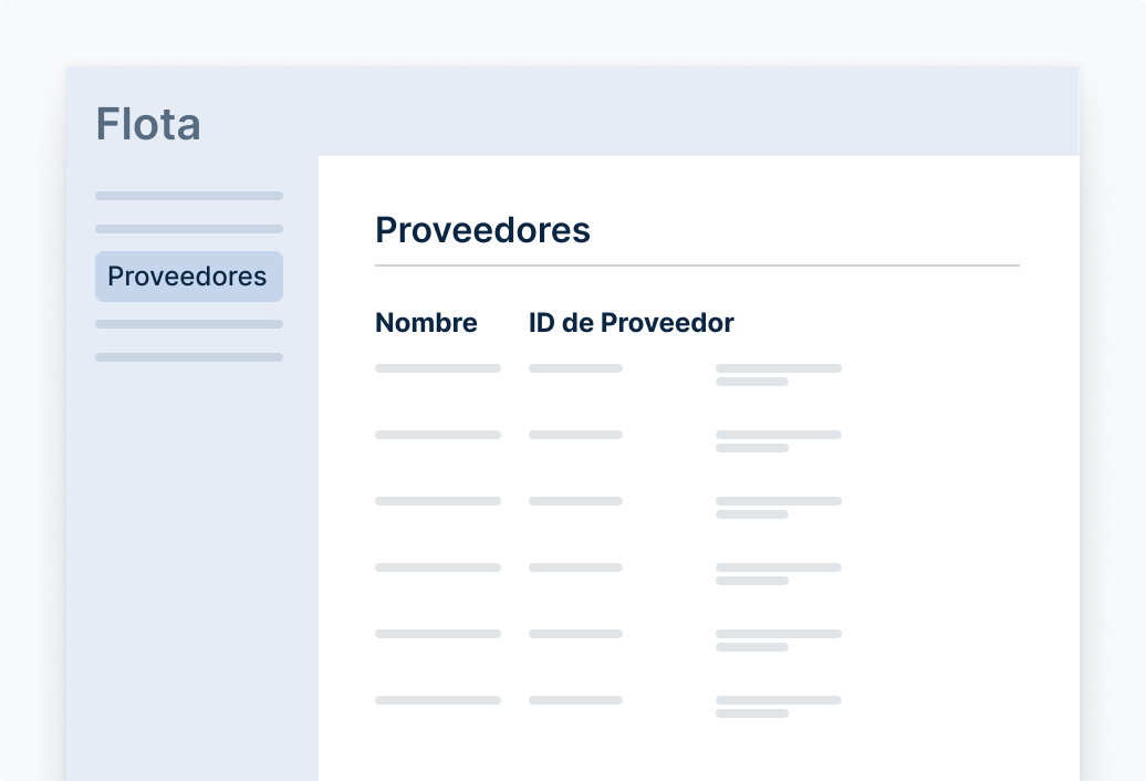 visualización de costos del proveedor