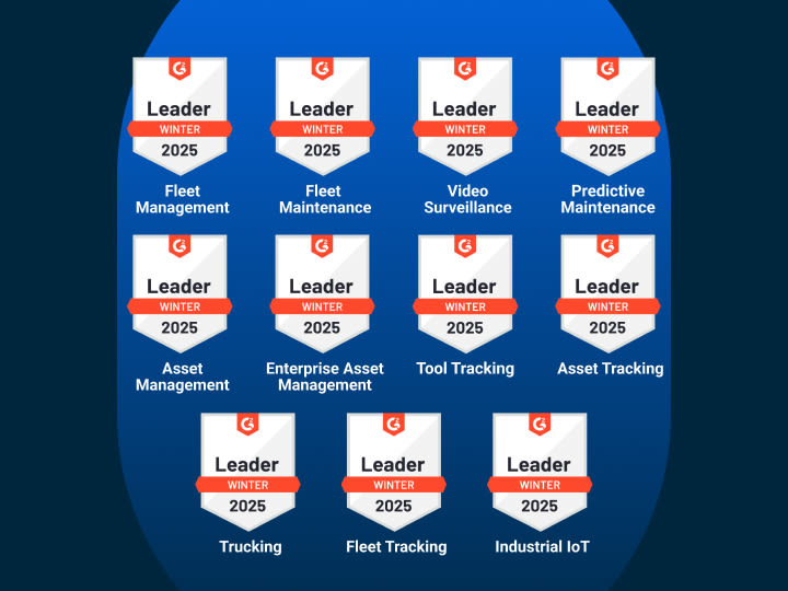 Samsara named #1 in Fleet Management and recognized as a Leader in 11 categories by G2