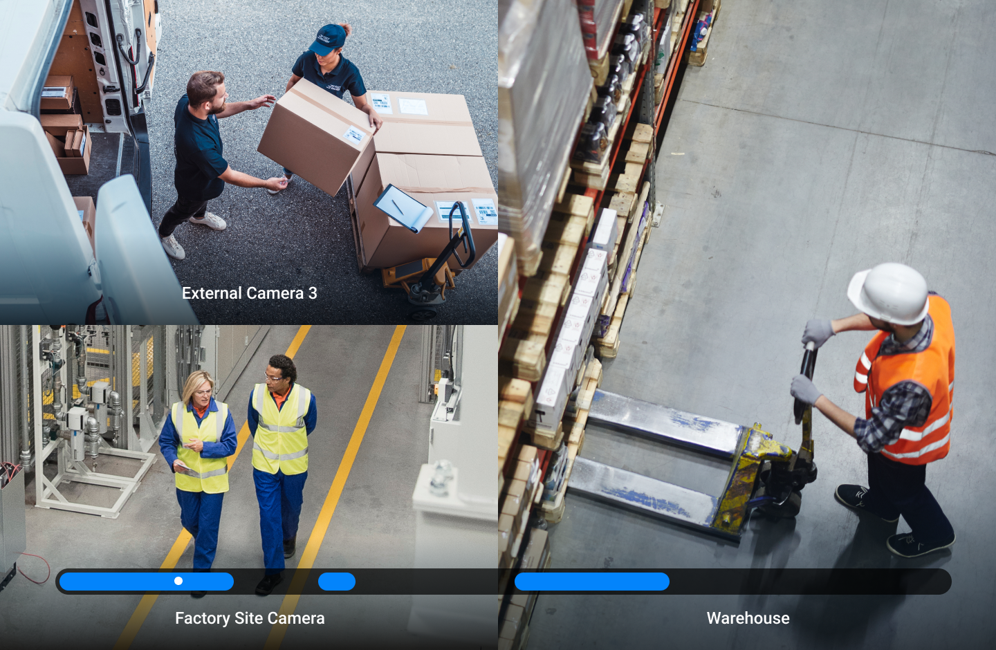 Secure access and visibility across worksites