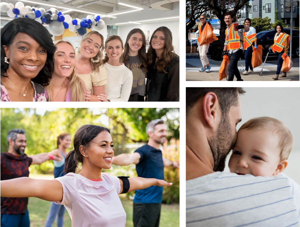 Employee collage