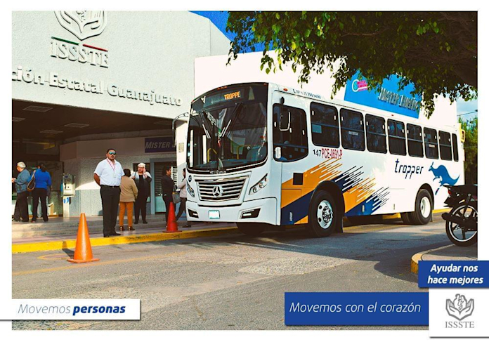 Bus de Tropper recogiendo pasajeros