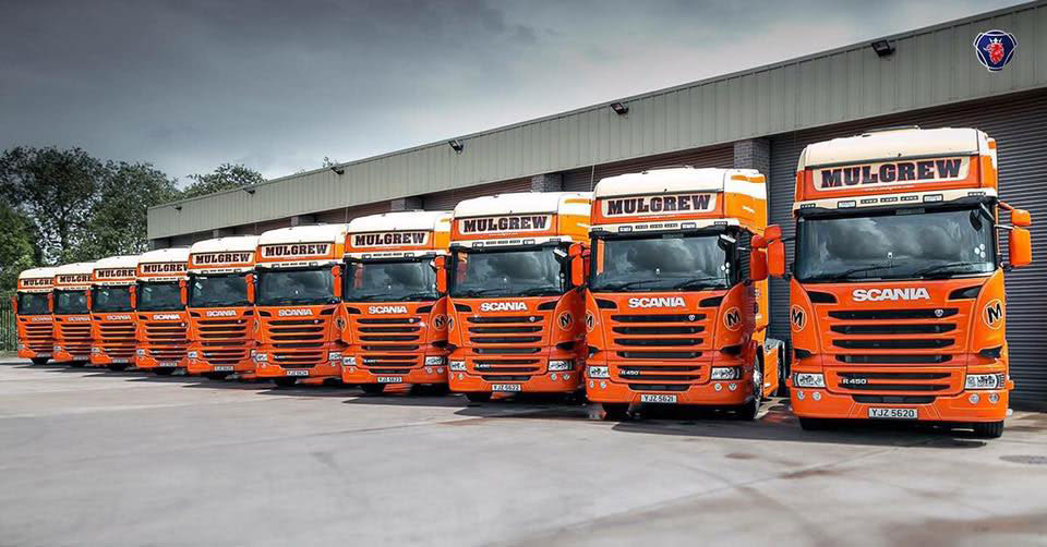 Mulgrew Haulage trucks