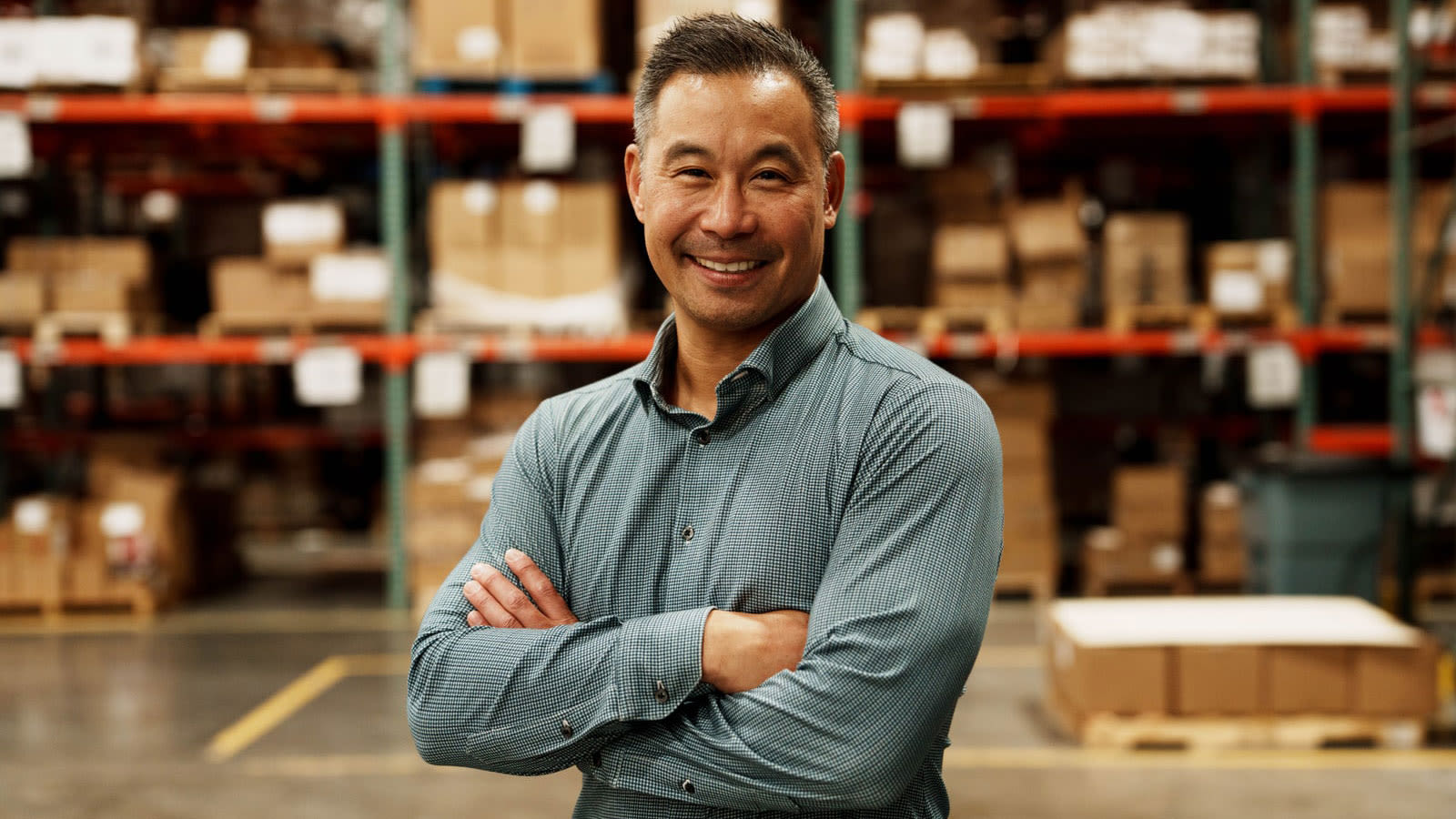 Dave Tu, President of DCL Logistics, Samsara Tracking Label customer