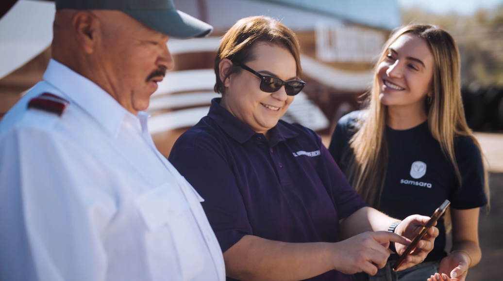Physical operations leader navigates mobile technology to power everyday workflows.