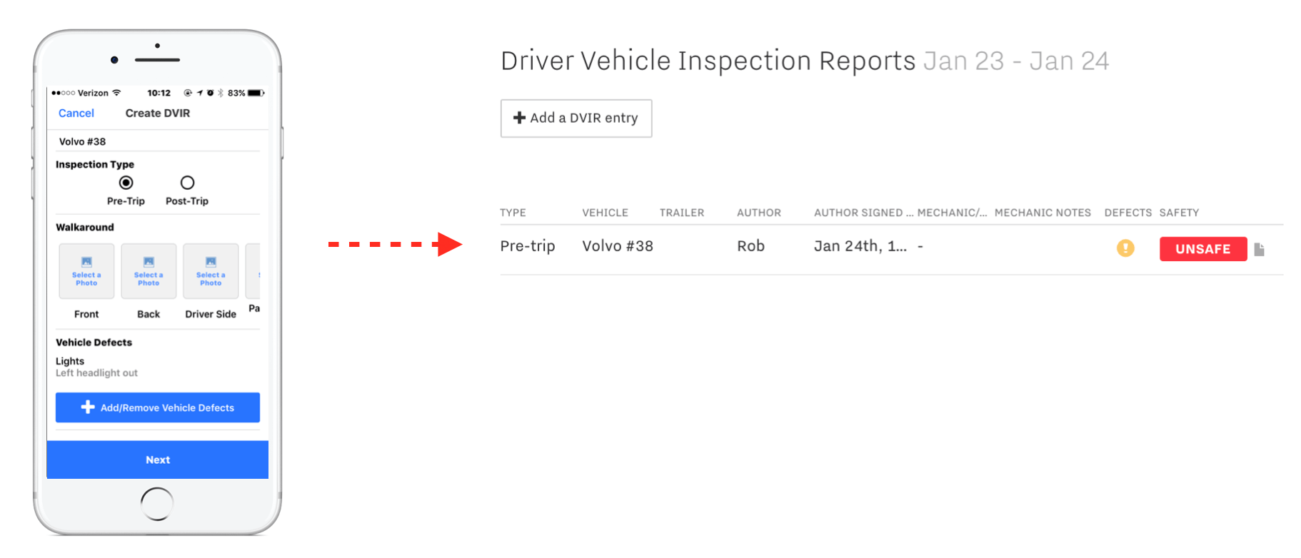 Samsara_Driver_DVIR_to_Mechanic