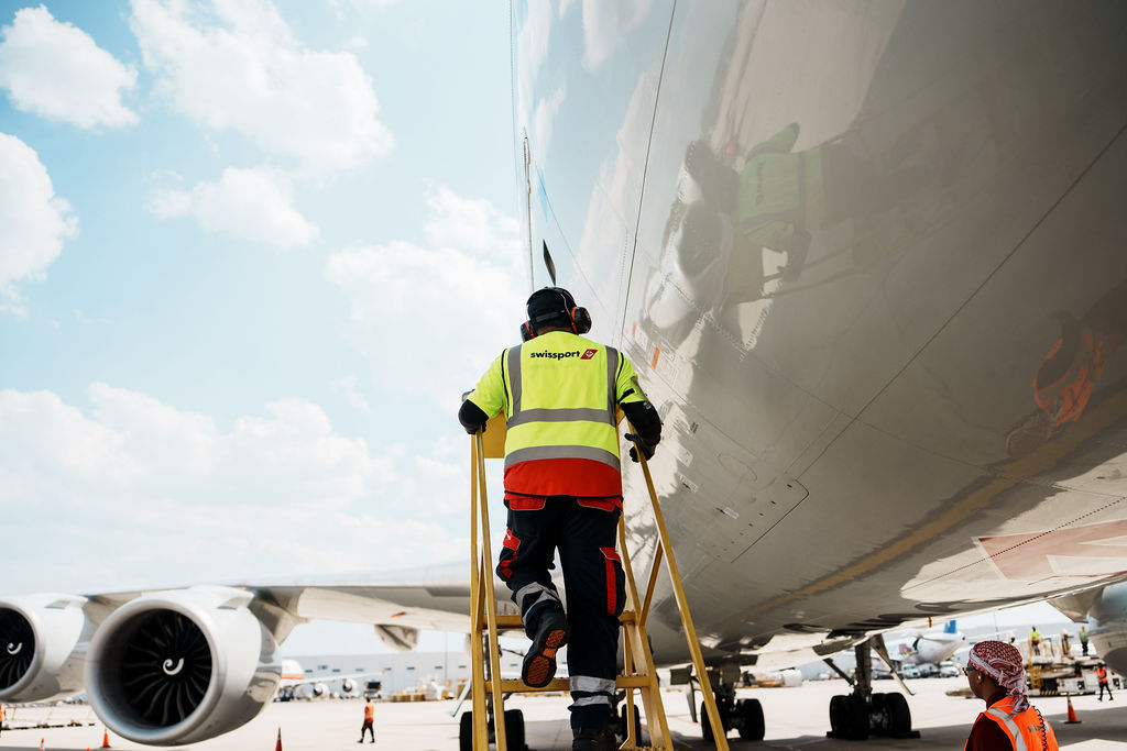 Swissport employee