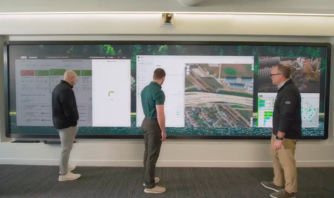 Transportation hub displaying Samsara