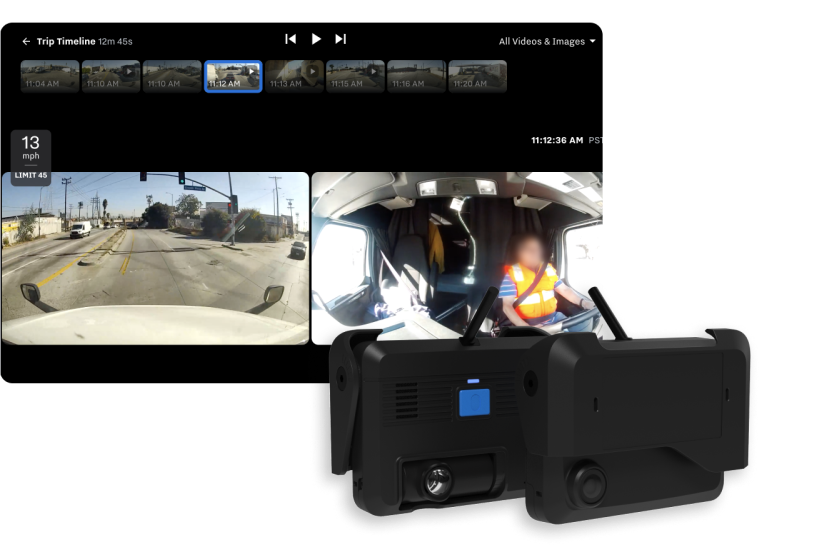 Dash Cam dashboard with CM