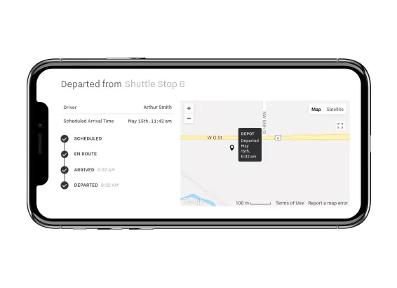 Teilen Sie das Live-Tracking mit Kunden
