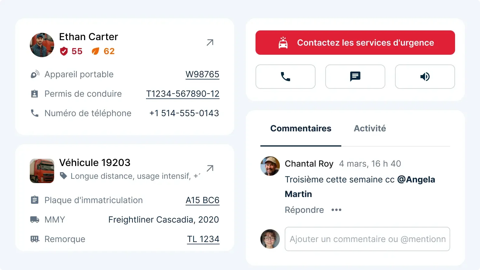 Une chargeuse sur pneus Gehl R190 comme étant manquante, affichant les options d’abonnement.