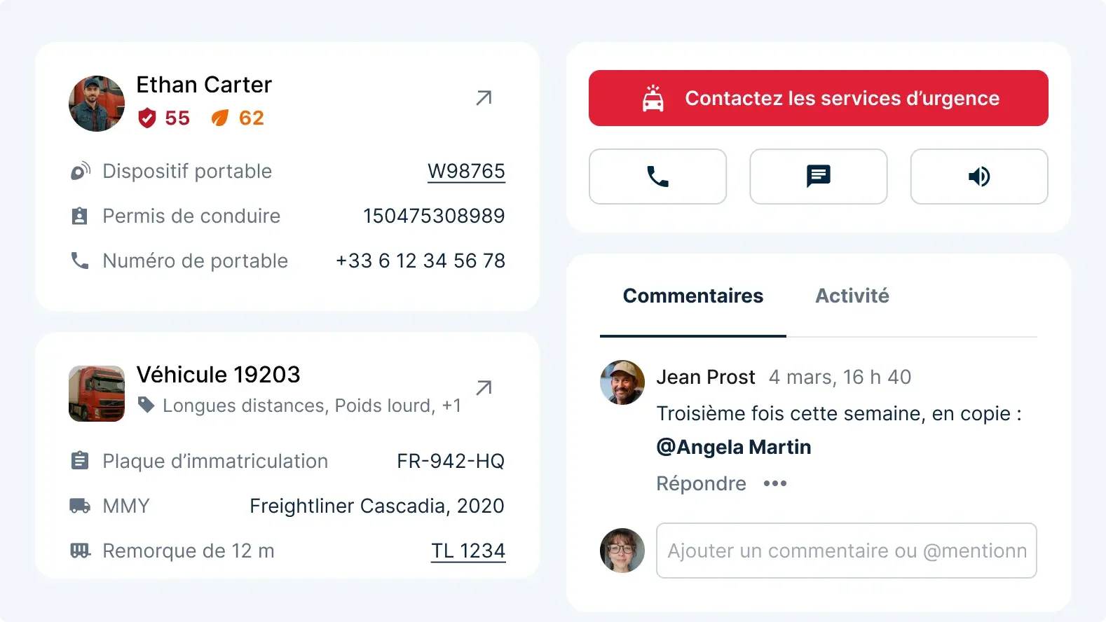 Boîte de dialogue pour marquer qu'une Gehl R190 est manquante (avec options d'abonnement aux notifications et d'avis).