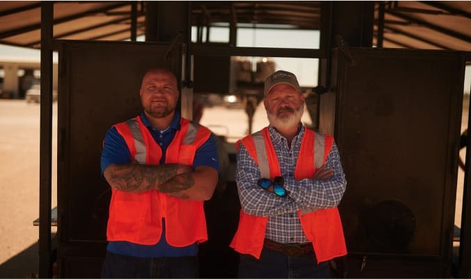2 Chalk Mountain workers
