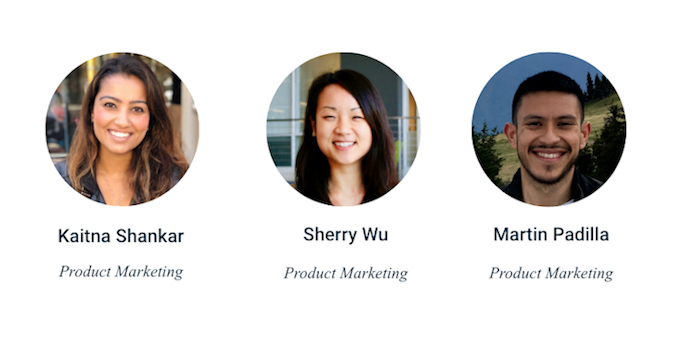 Kaitna Shankar, Sherry Wu, Martin Padilla