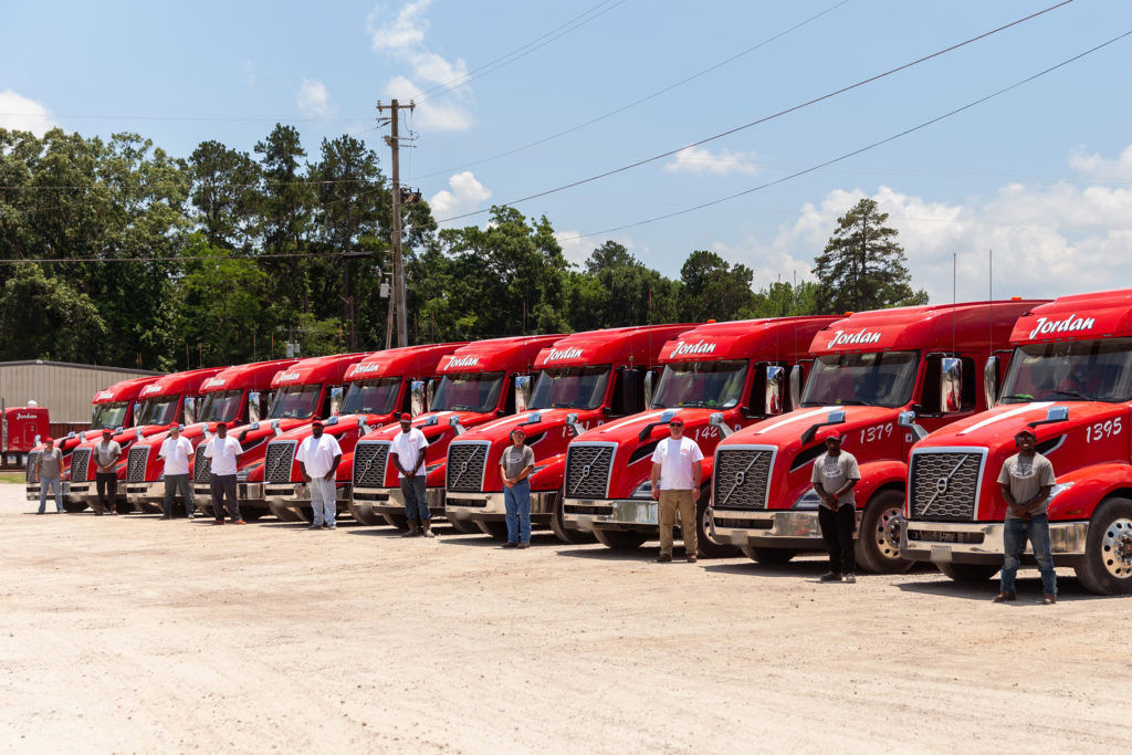 Drivers with trucks