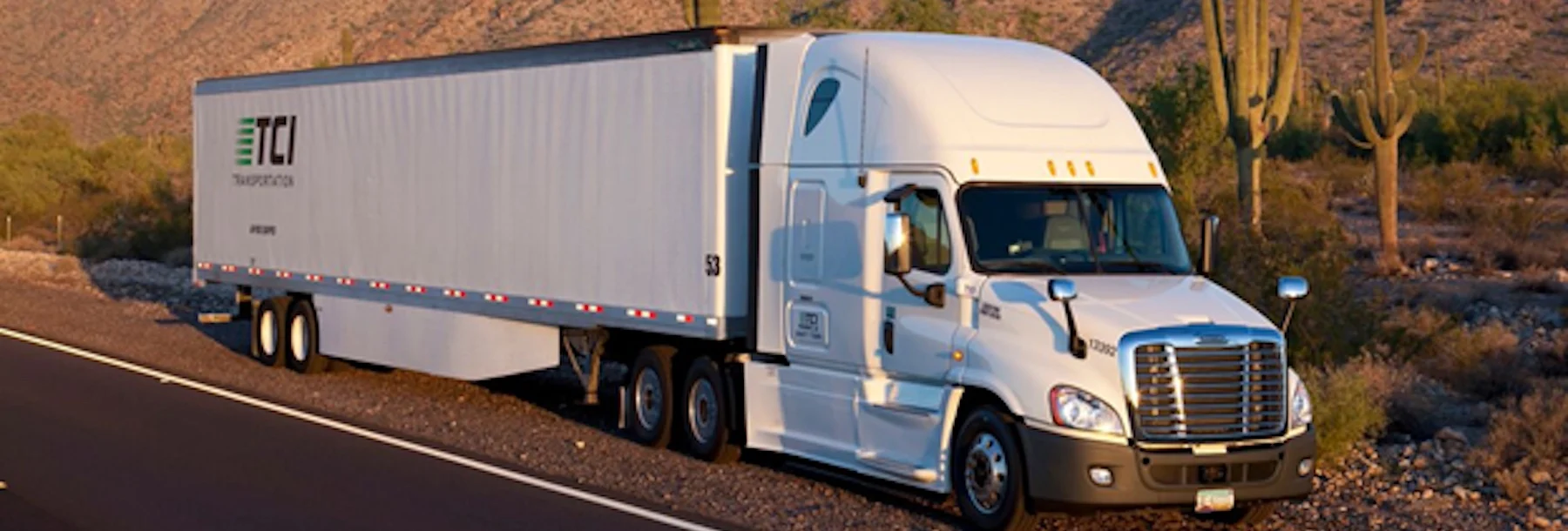 TCI Transportation tractor trailer truck