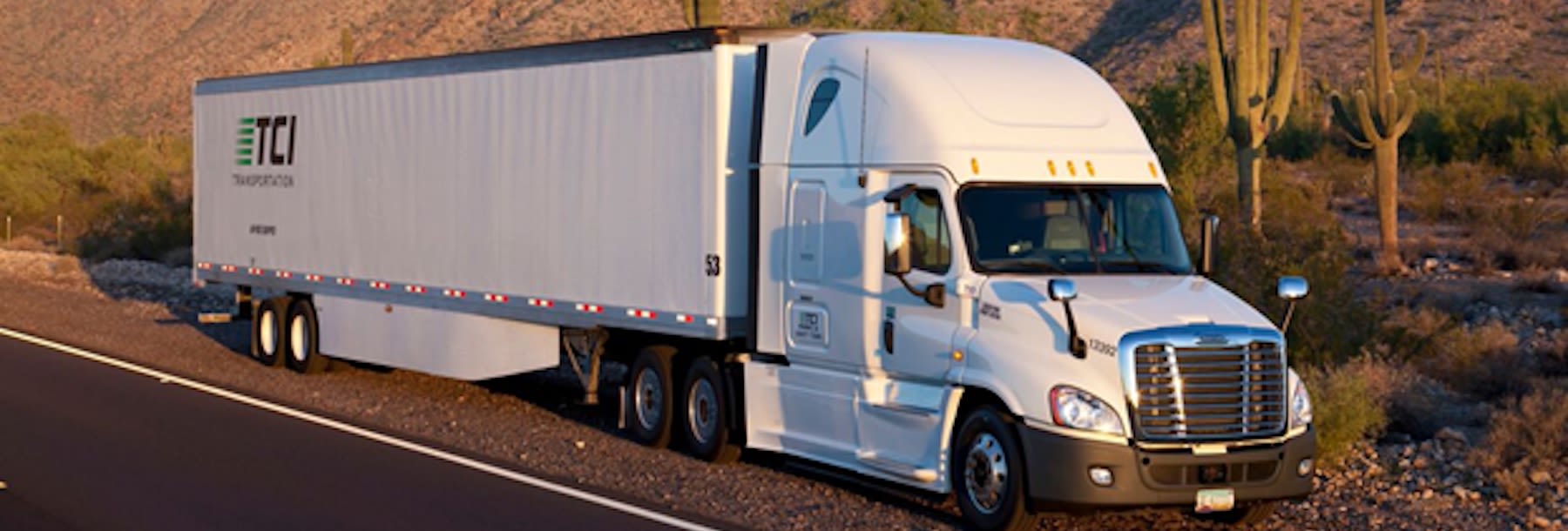 TCI Transportation tractor trailer truck