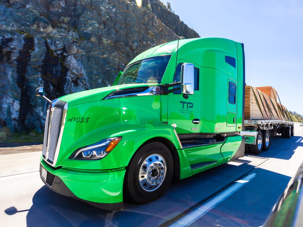 Truck driving