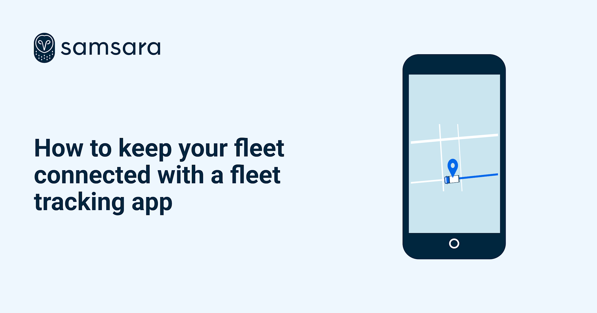 Updated SEO Image for How to Keep Your Fleet Connected with a Fleet Tracking App Guide