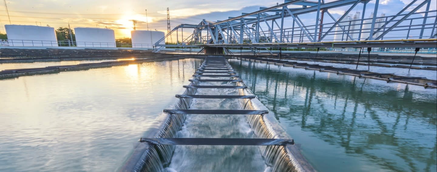 a-water-treatment-plant-at-sunset a-water-treatment-plant-at-sunset